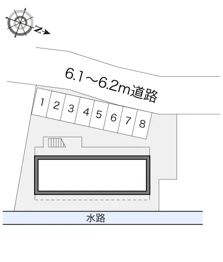 ★手数料０円★浜松市中区曳馬　月極駐車場（LP）